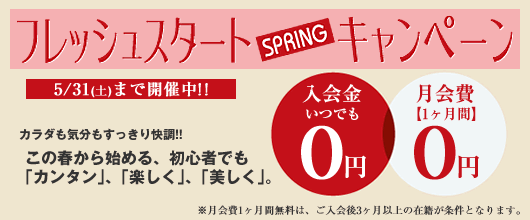 �t���b�V���X�^�[�g�L�����y�[�����{���I